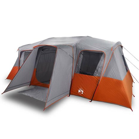 Tunneltent 16-persoons waterdicht grijs 2