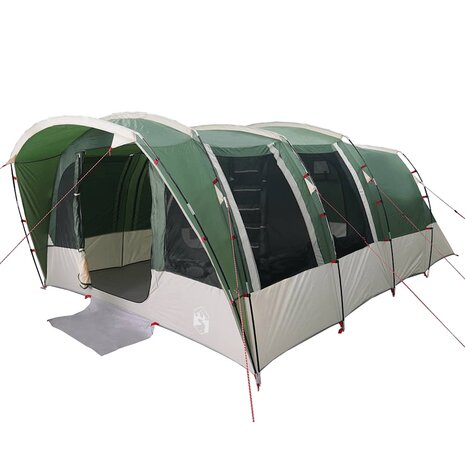 Tunneltent 8-persoons waterdicht groen 4