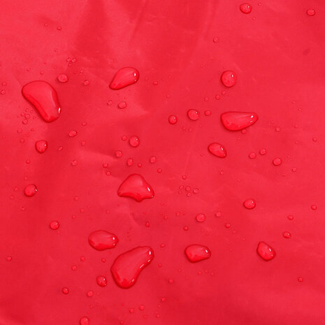 Hondenregenjas met reflecterende strips polyester rood XS 9