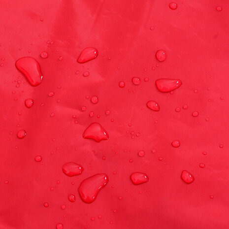Hondenregenjas met reflecterende strips polyester rood S 9