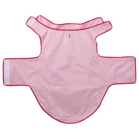 Hondenregenjas met reflecterende strips polyester rood 3XL 5