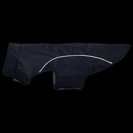 Hondenregenjas met reflecterende strips polyester blauw 2XL 7