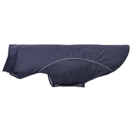 Hondenregenjas met reflecterende strips polyester blauw 3XL 6