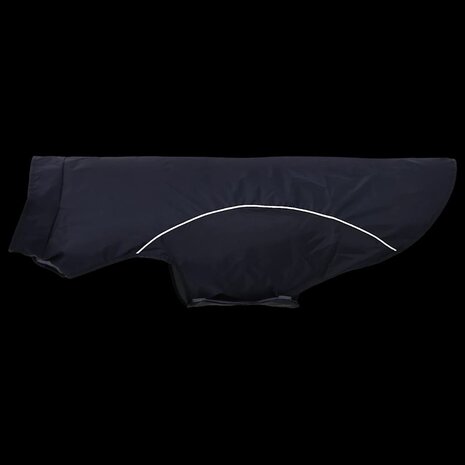 Hondenregenjas met reflecterende strips polyester blauw 4XL 7
