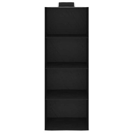 Kledingorganisers hangend 2 st met 4 schappen stof  4