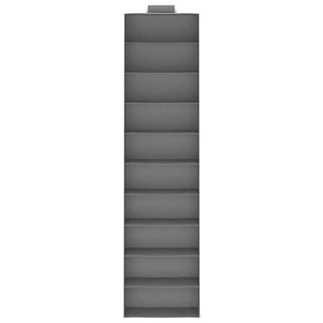 Kledingorganisers hangend 2 st met 10 schappen stof 4