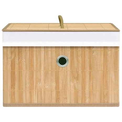 Opbergboxen 4 st bamboe 6