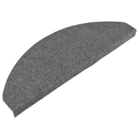 Trapmatten zelfklevend 15 st 65x22,5x3,5 cm grijs 3