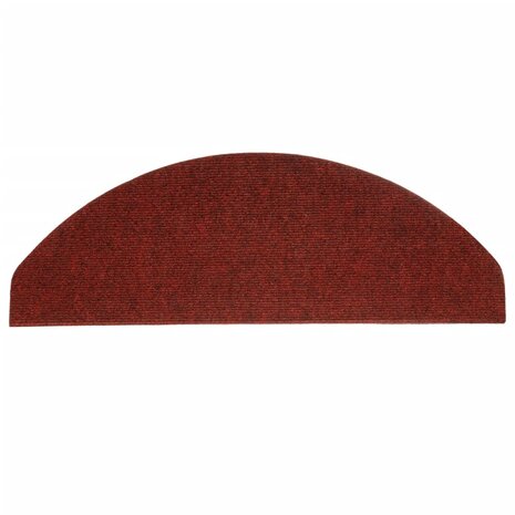 Trapmatten zelfklevend 15 st 65x22,5x3,5 cm rood 6