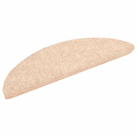 Trapmatten zelfklevend 10 st 56x17x3 cm naaldvilt crèmekleurig 2