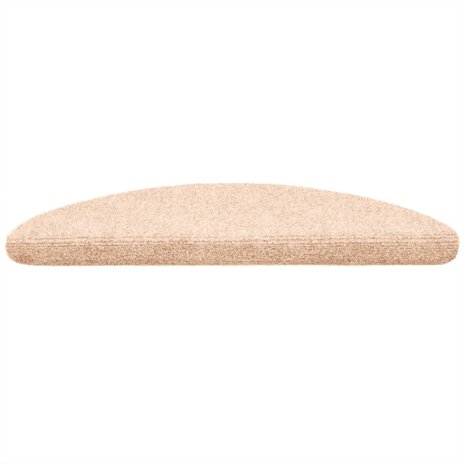 Trapmatten zelfklevend 10 st 56x17x3 cm naaldvilt crèmekleurig 3
