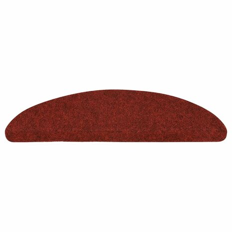Trapmatten zelfklevend 5 st 56x17x3 cm naaldvilt rood 3