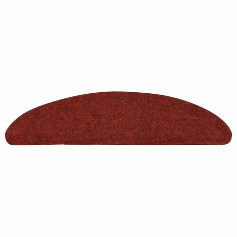 Trapmatten zelfklevend 10 st 56x17x3 cm naaldvilt rood 3