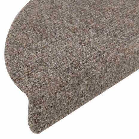 Trapmatten zelfklevend 5 st 56x17x3 cm naaldvilt crèmekleurig 6