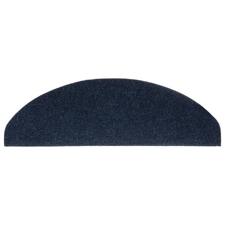 Trapmatten zelfklevend 5 st 65x21x4 cm naaldvilt marineblauw 5