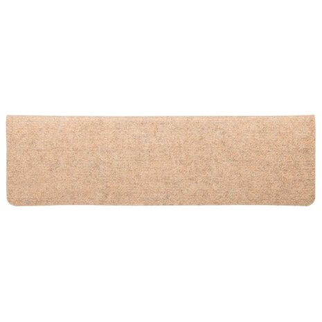 Trapmatten 10 st 65x21x4 cm naaldvilt crèmekleurig 5