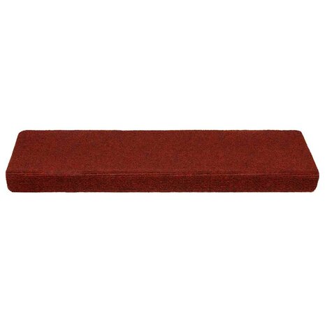 Trapmatten 5 st 65x21x4 cm naaldvilt bordeauxrood 3