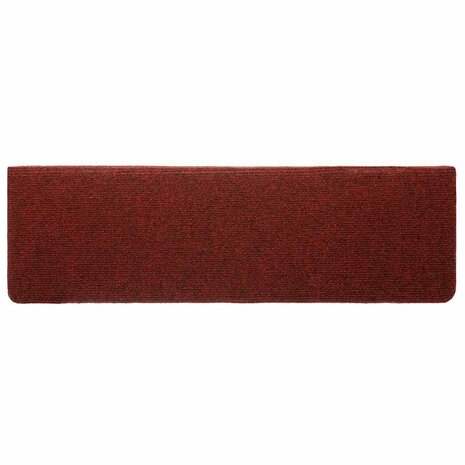 Trapmatten 5 st 65x21x4 cm naaldvilt bordeauxrood 4