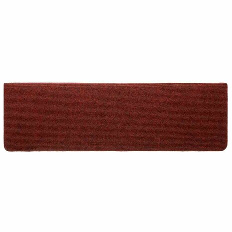 Trapmatten 10 st 65x21x4 cm naaldvilt bordeauxrood 4