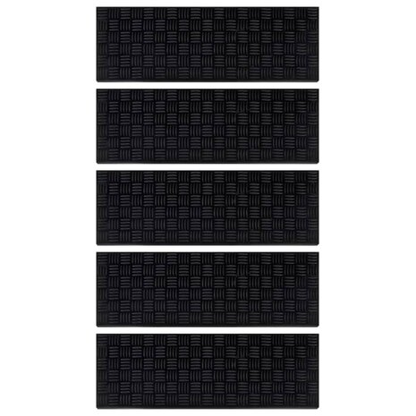 Trapmatten 5 st 25x75 cm rubber 3