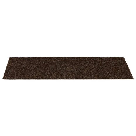 15 st Trapmatten zelfklevend rechthoekig 60x25 cm bruin 4
