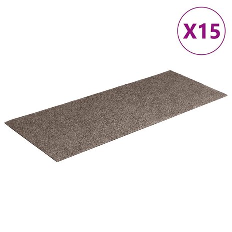 15 st Trapmatten zelfklevend rechthoekig 60x25 cm crèmekleurig 2