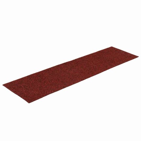 15 st Trapmatten zelfklevend rechthoekig 76x20 cm rood 3