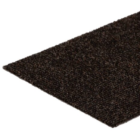 15 st Trapmatten zelfklevend rechthoekig 76x20 cm donkerbruin 6