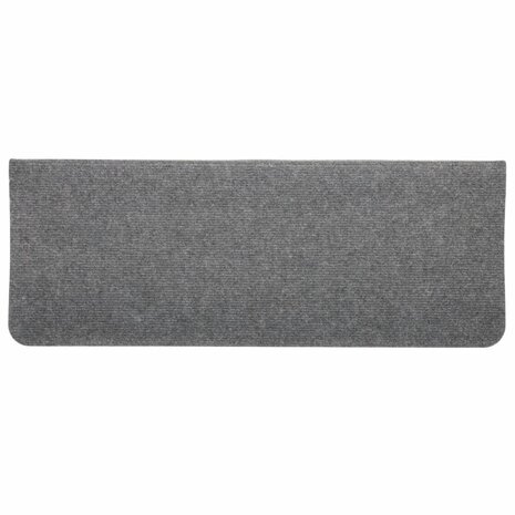 Trapmatten zelfklevend 15 st 65x24,5x3,5 cm grijs 5