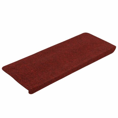 Trapmatten zelfklevend 15 st 65x24,5x3,5 cm rood 3