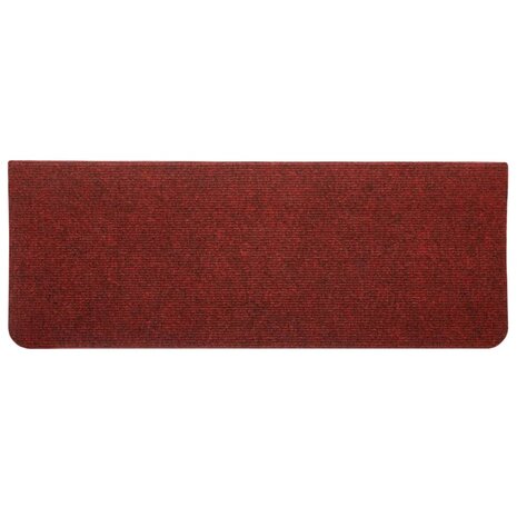Trapmatten zelfklevend 15 st 65x24,5x3,5 cm rood 5
