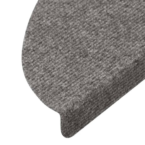 Trapmatten zelfklevend 10 st 65x22,5x3,5 cm grijs 7