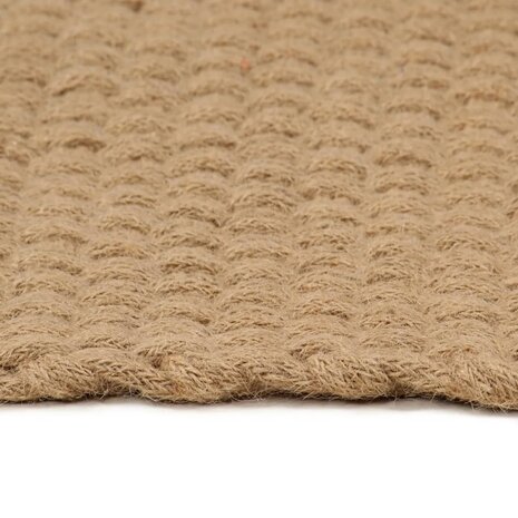 Vloerkleed rechthoekig 120x180 cm jute naturel 3