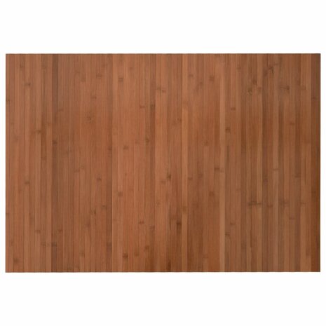 Vloerkleed rechthoekig 70x100 cm bamboe bruin 2