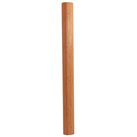 Vloerkleed rechthoekig 80x100 cm bamboe bruin 3