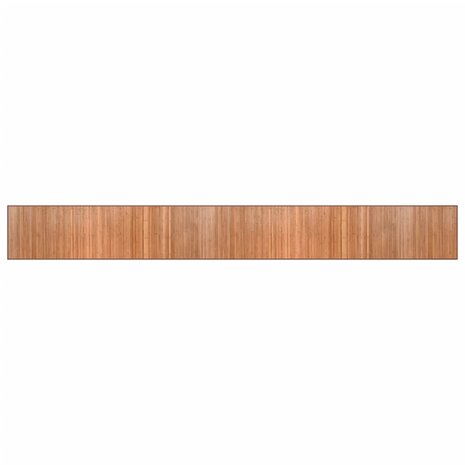 Vloerkleed rechthoekig 60x500 cm bamboe naturel 2