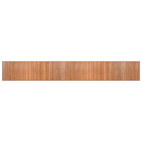 Vloerkleed rechthoekig 70x500 cm bamboe naturel 2