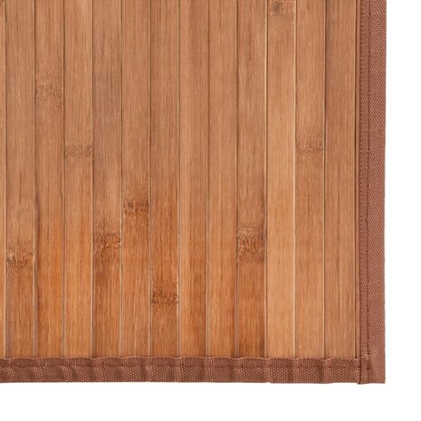 Vloerkleed rechthoekig 70x500 cm bamboe naturel 6