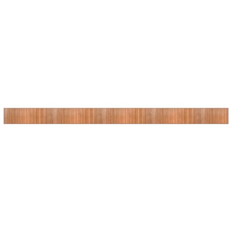 Vloerkleed rechthoekig 70x1000 cm bamboe naturel 2