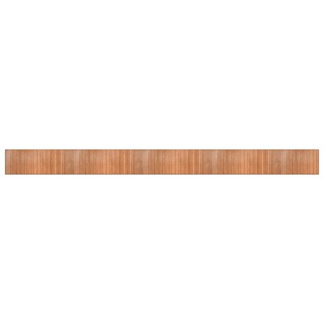 Vloerkleed rechthoekig 80x1000 cm bamboe naturel 2