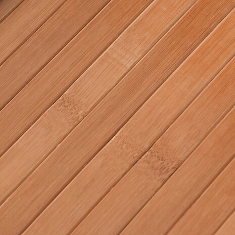 Vloerkleed rechthoekig 80x1000 cm bamboe naturel 7