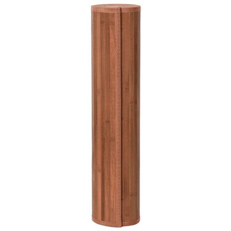 Vloerkleed rechthoekig 80x1000 cm bamboe bruin 3