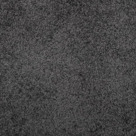 Vloerkleed PAMPLONA shaggy hoogpolig modern 80x150 cm antraciet 9