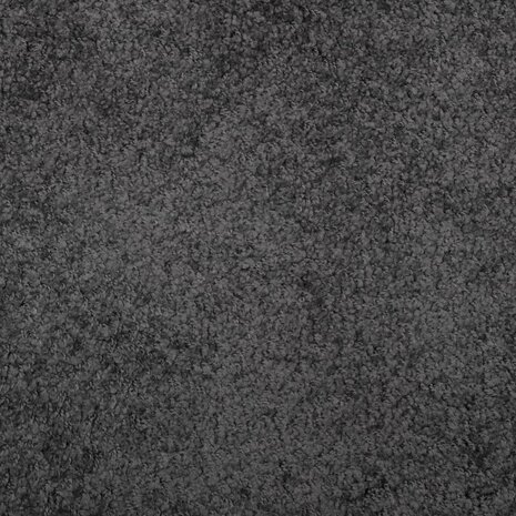 Vloerkleed PAMPLONA shaggy hoogpolig modern Ø 80 cm antraciet 9