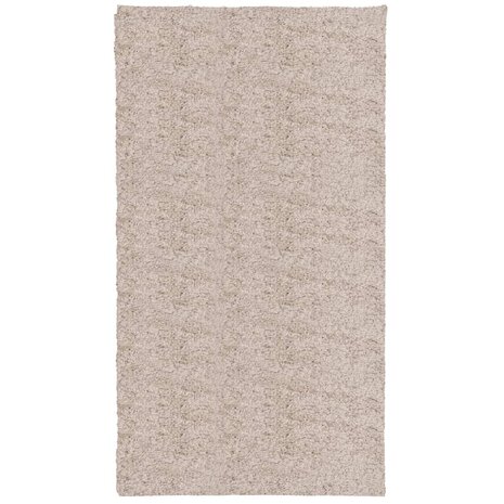 Vloerkleed PAMPLONA shaggy hoogpolig modern 60x110 cm beige 2