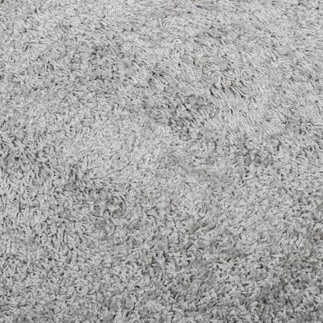 Vloerkleed PAMPLONA shaggy hoogpolig modern 80x250 cm grijs 9