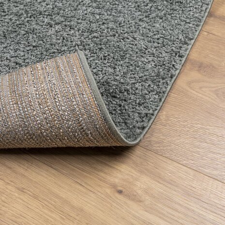 Vloerkleed PAMPLONA shaggy hoogpolig modern 60x110 cm groen 5