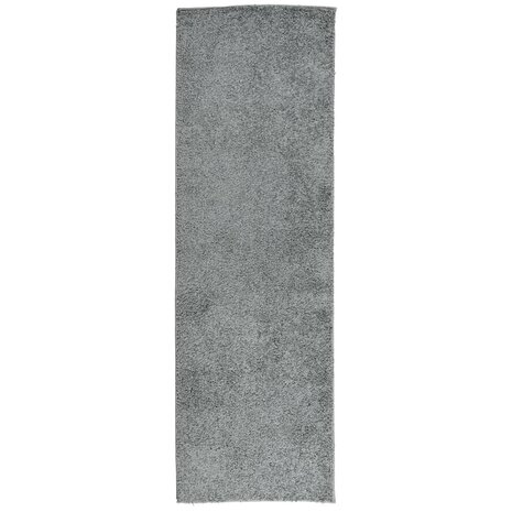 Vloerkleed PAMPLONA shaggy hoogpolig modern 80x250 cm groen 2