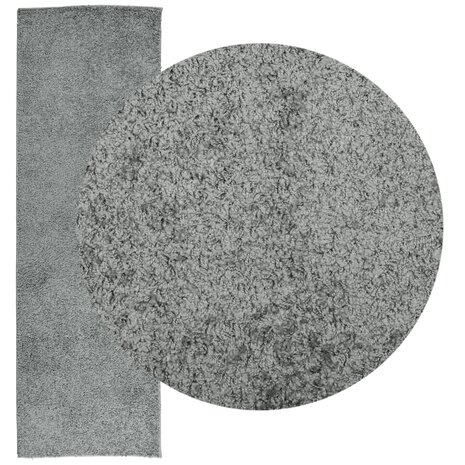 Vloerkleed PAMPLONA shaggy hoogpolig modern 80x250 cm groen 3