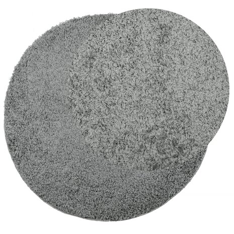 Vloerkleed PAMPLONA shaggy hoogpolig modern Ø 80 cm groen 3